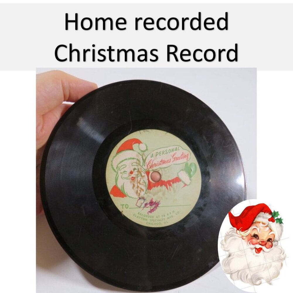 Vintage “A Personal Christmas Greeting” LP Vinyl Record  78 RPM